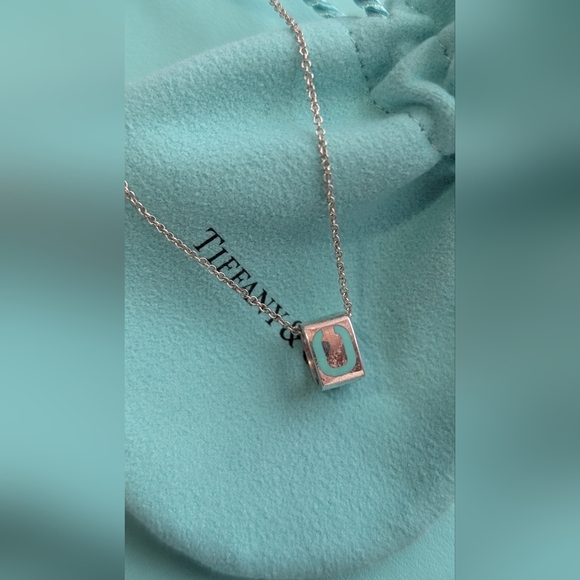 Tiffany & Co. Jewelry - Tiffany & Co. Silver Tiffany 925 Sterling Silver - Blue Por with Turquoise Charm